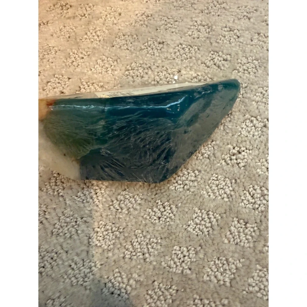 SoapRocks Aquamarine Gemstone Soap T.S. Pink Teal Crystal Rock 6oz New Sealed